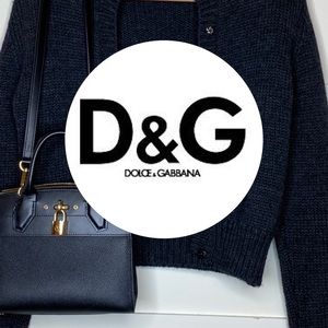 Dolce & Gabbana Wool Charcoal Snap Front Sweater PERFECT CONDITION D&G